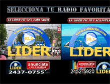 Tablet Screenshot of laliderfm.com